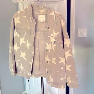 Gray star denim jacket